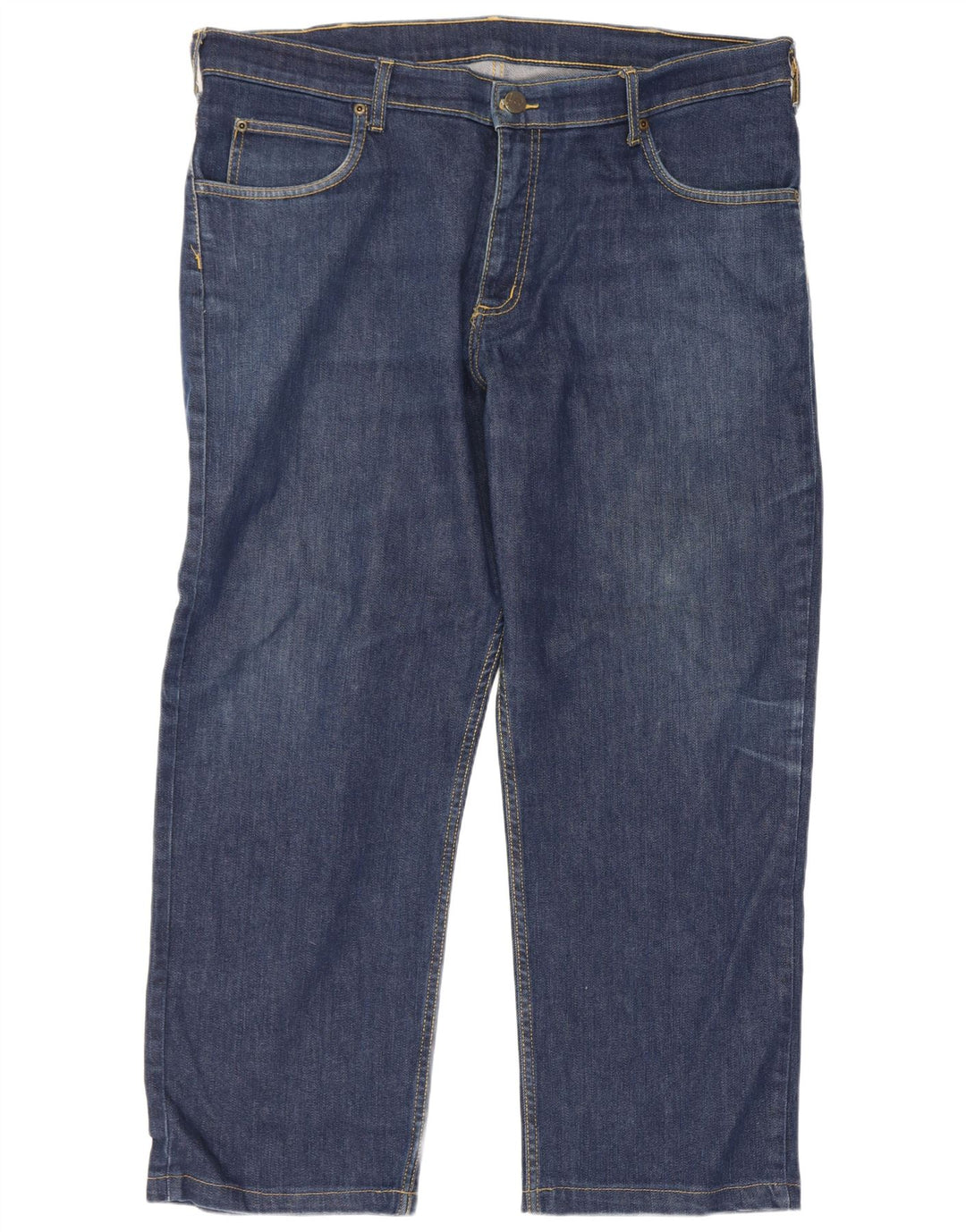 Lee Mens Brooklyn Straight Jeans W40 L27 Azul Algodão