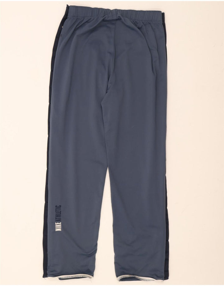 Calça de treino Nike masculina gráfica UK 39/41 poliéster azul médio