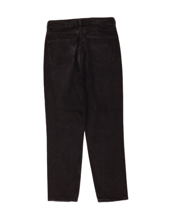 Calça jeans feminina cintura alta Zara EU 42 grande W32 L28 preta