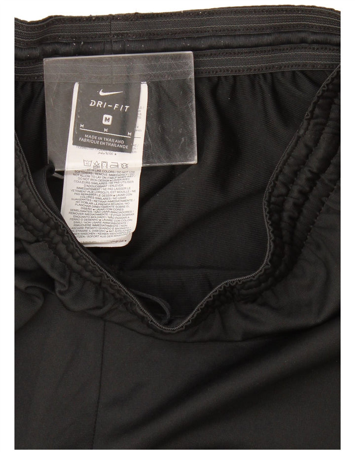 Calça de treino masculina Nike Dri Fit médio preto colorblock poliéster