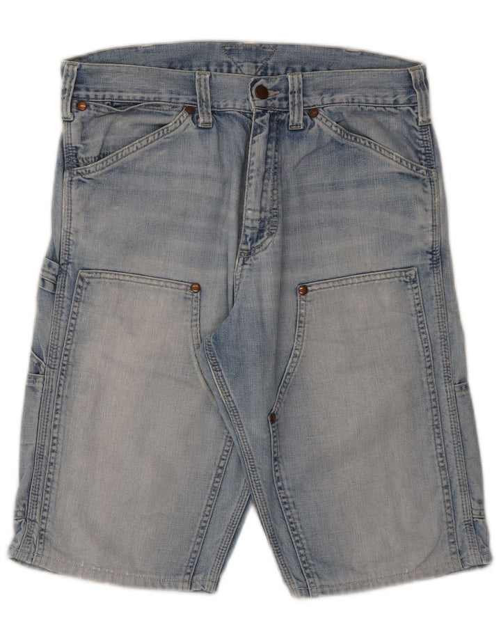 Shorts jeans cargo masculino Meltin' Pot W31 azul médio