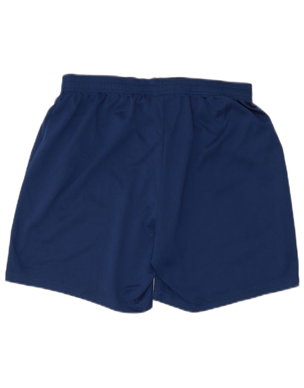 Shorts esportivos femininos Umbro UK 14 médio azul marinho poliéster