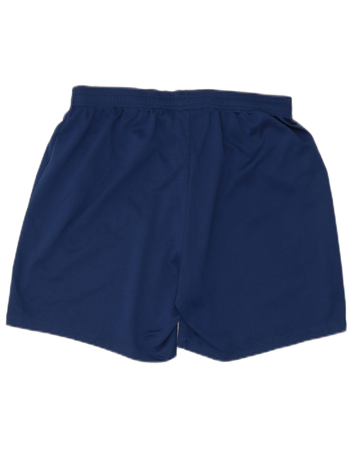 Shorts esportivos femininos Umbro UK 14 médio azul marinho poliéster