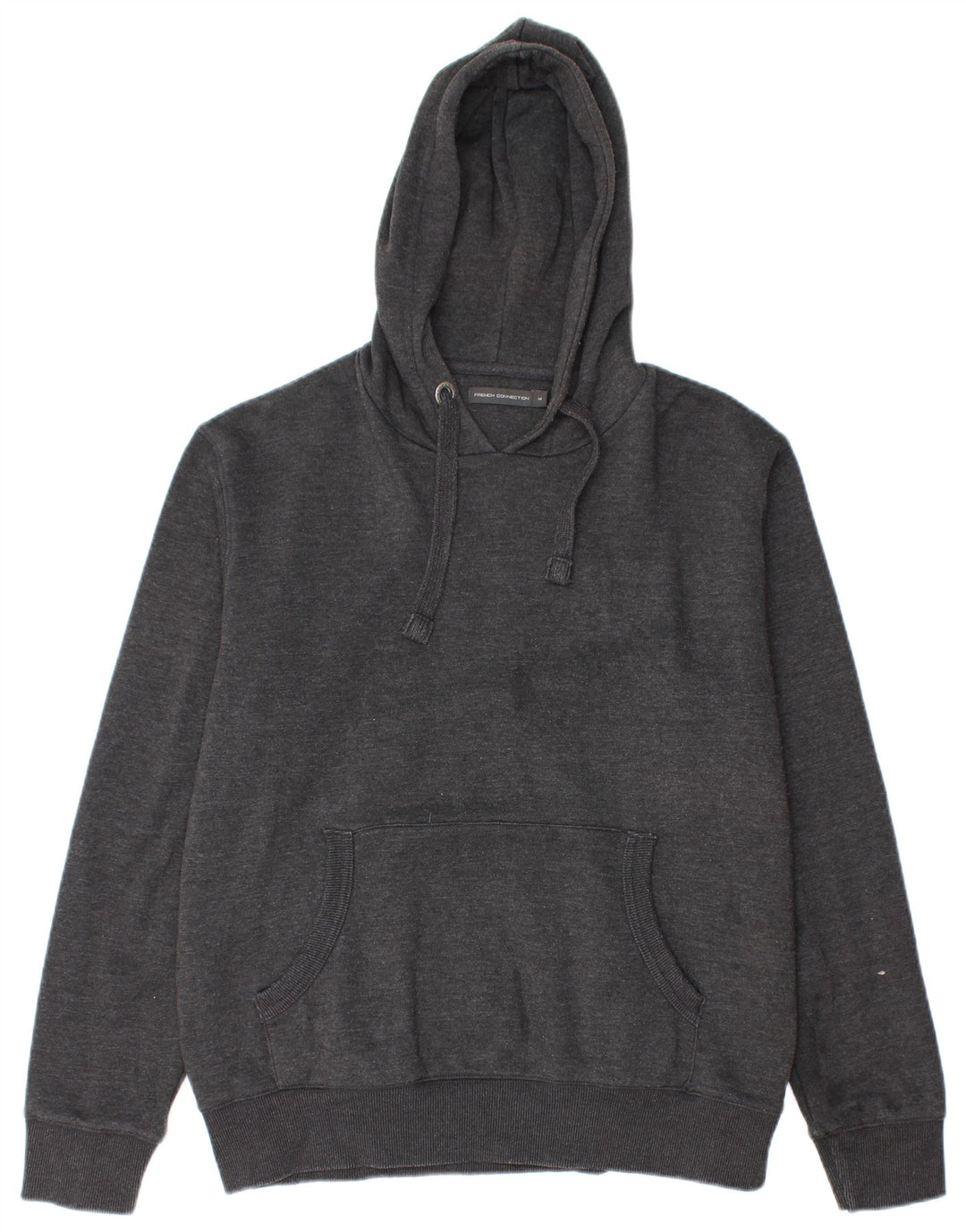 Suéter com capuz masculino French Connection algodão cinza médio
