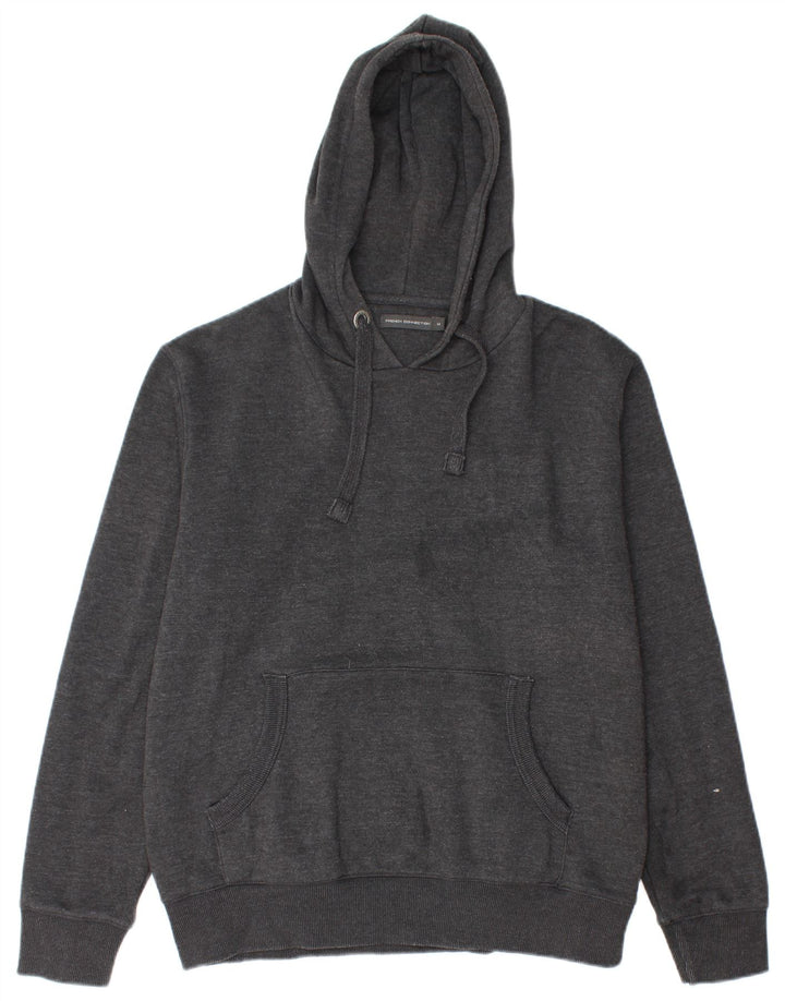 Suéter com capuz masculino French Connection algodão cinza médio