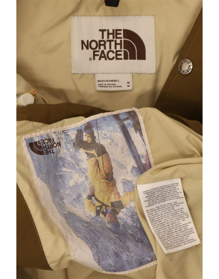Jaqueta de esqui masculina com capuz The North Face Reino Unido 38 Nylon cáqui médio