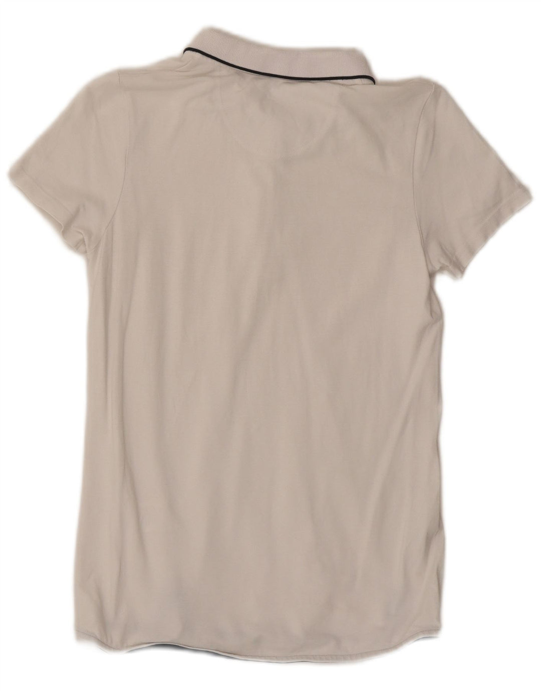 Camisa polo feminina Dack's UK 12 algodão branco médio