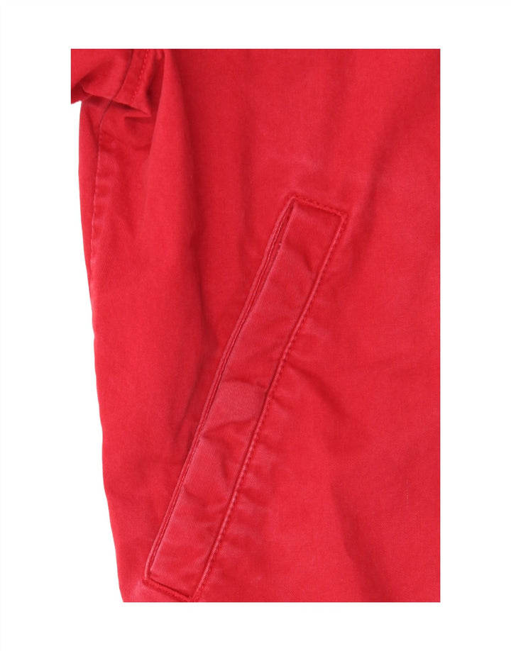 Jaqueta bomber masculina Gant UK 36 algodão colorblock vermelho pequeno