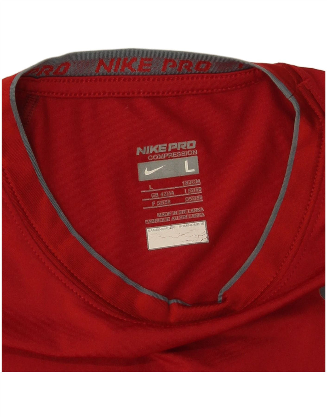 Camiseta Nike Masculina Top UK 42/44 Grande Vermelha