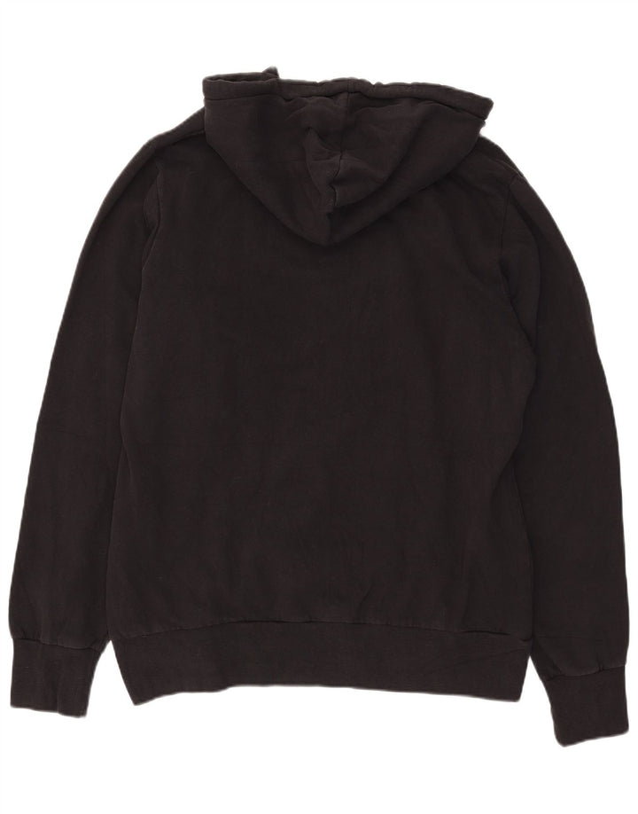 Moletom com capuz gráfico masculino Jumper 2XL algodão preto
