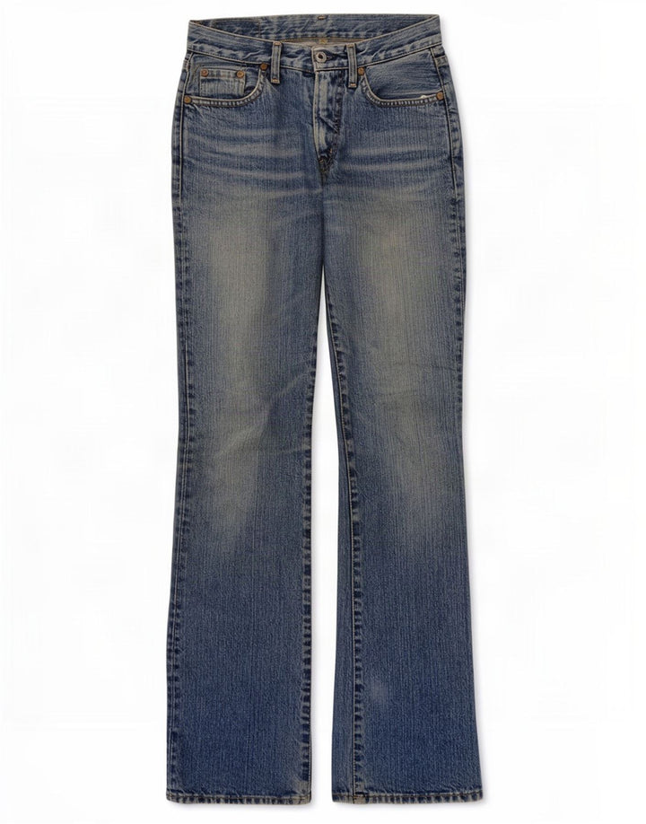 Replay Jeans Bootcut Feminino W26 L32 Azul Algodão
