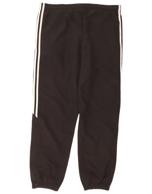 Adidas Mens Treino Calças Joggers Médio Preto Poliéster Esportes