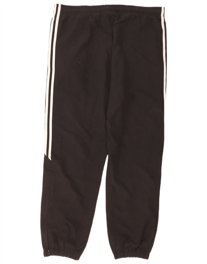 Adidas Mens Treino Calças Joggers Médio Preto Poliéster Esportes