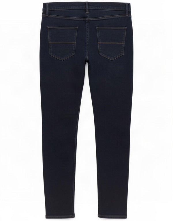 Marks & Spencer Mens Skinny Jeans W34 L31 Azul Marinho Algodão