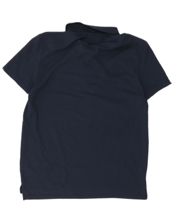 Camisa polo masculina Calvin Klein Jeans média azul marinho algodão