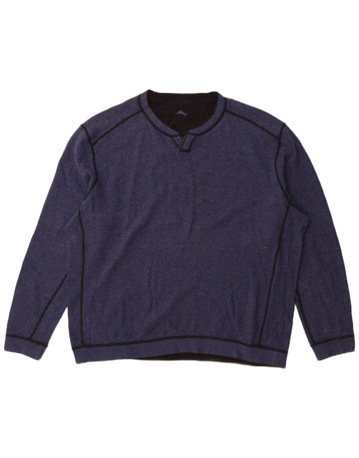 Tommy Bahama moletom masculino 2XL azul marinho