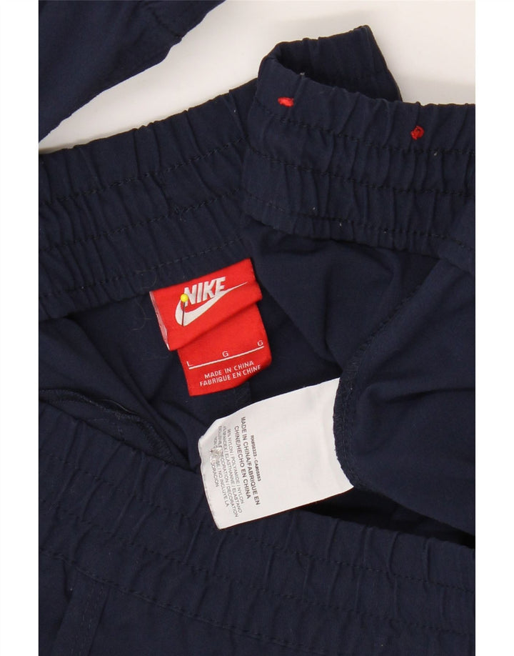 Calça de treino masculina NIKE Joggers grande azul marinho nylon