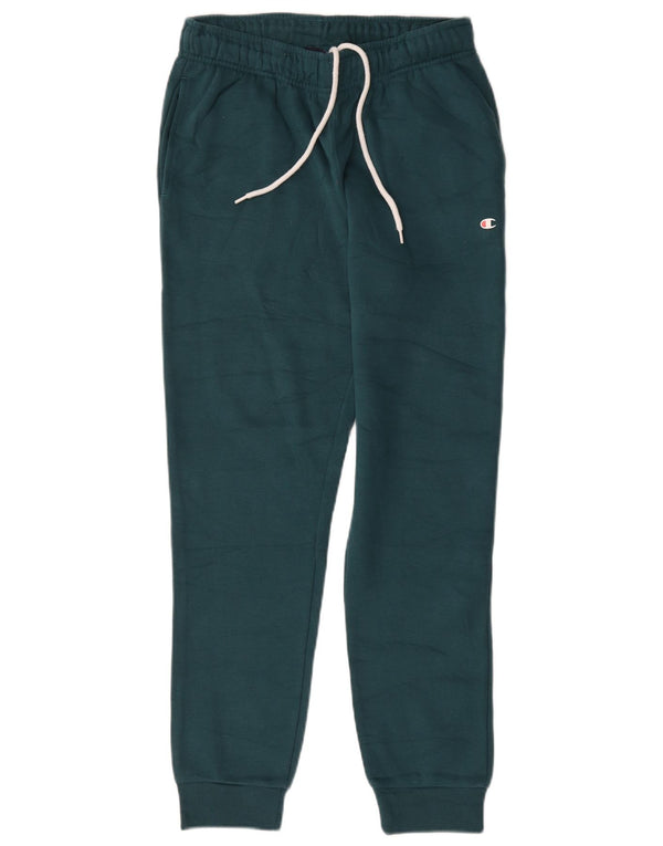 Calça de treino masculina Champion Joggers pequeno algodão verde