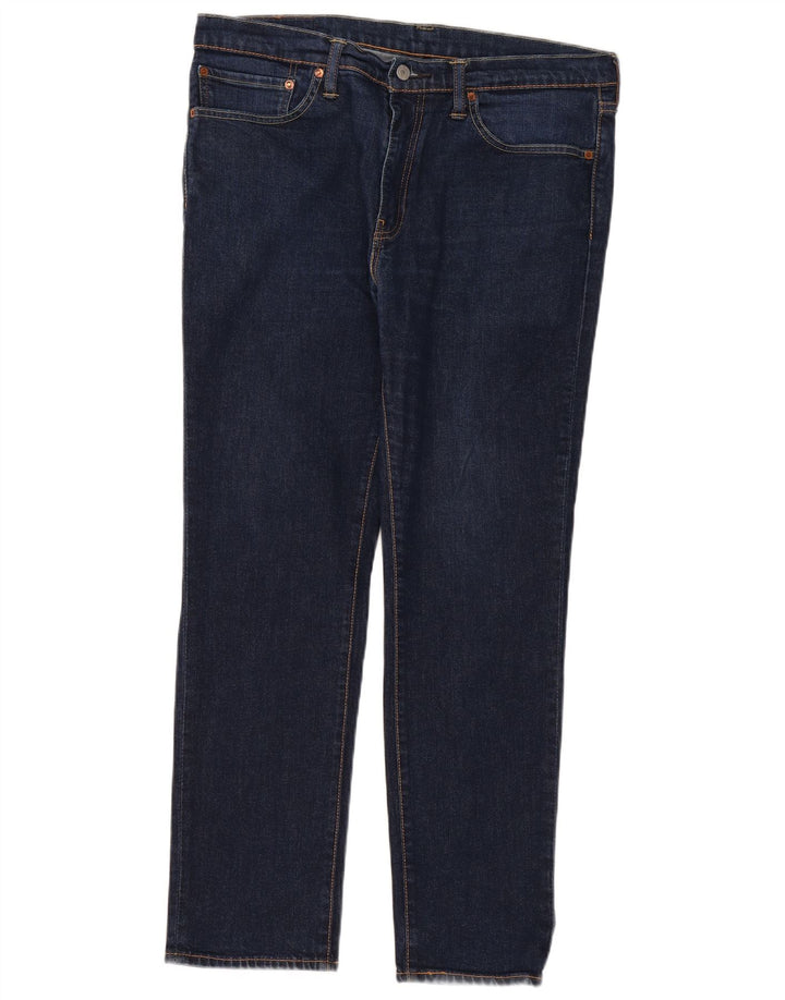 Levi's Masculino 511 Slim Jeans W36 L32 Azul Marinho Algodão
