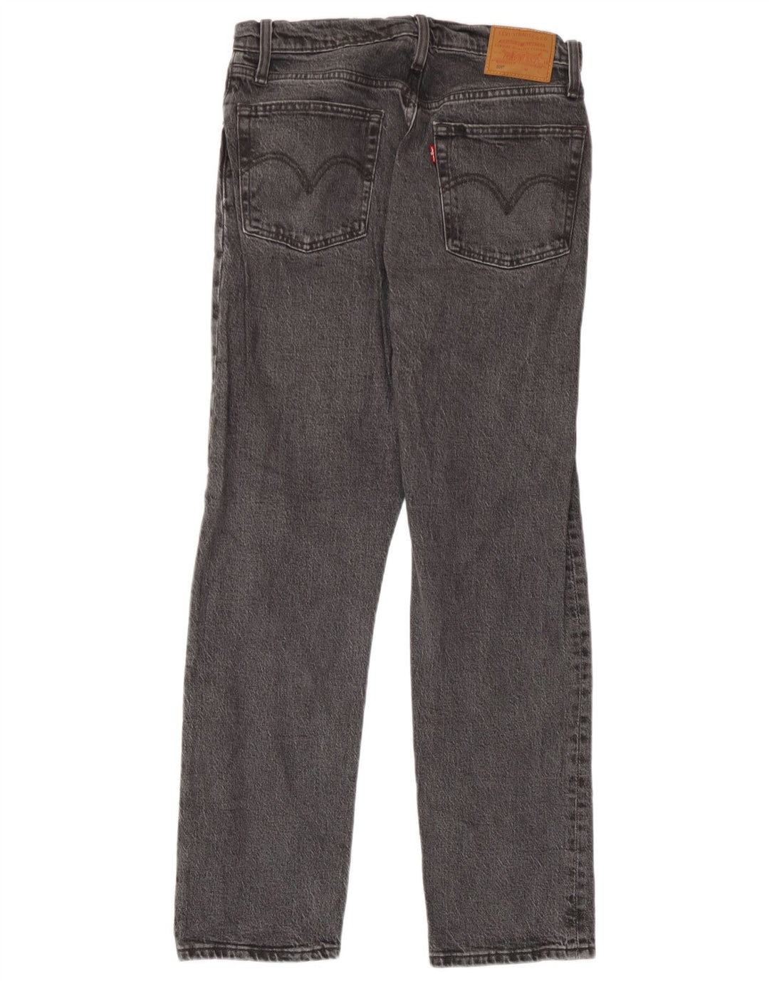 Calça jeans masculina Levi's 501 Straight W27 L28 cinza algodão