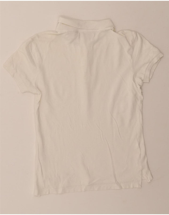 TIMBERLAND Girls Polo Shirt 13-14 Years XL White Cotton Vintage Timberland and Second-Hand Timberland from Messina Hembry 