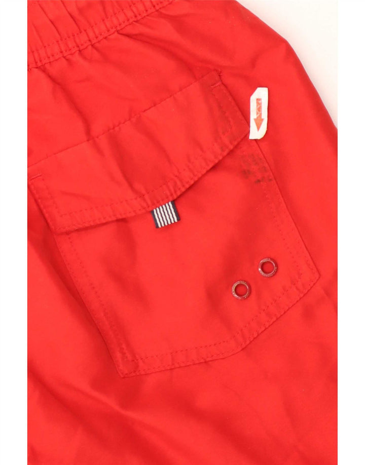 Shorts de natação masculino Marks & Spencer médio vermelho poliéster