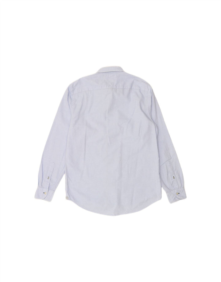 TOMMY HILFIGER Mens Regular Fit Shirt Large Blue Spotted Vintage Tommy Hilfiger and Second-Hand Tommy Hilfiger from Messina Hembry 