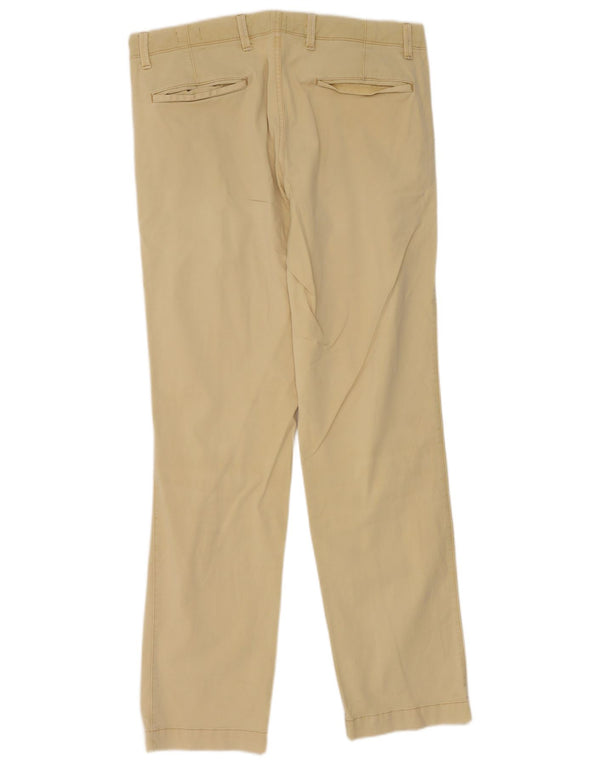 Calça Chino Reta Masculina Gap W34 L34 Algodão Amarelo