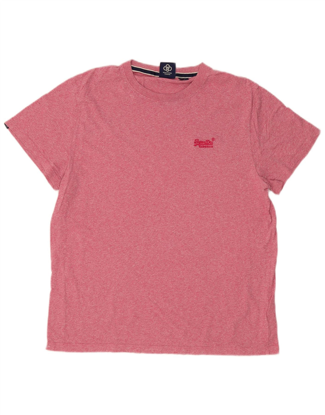 Camiseta masculina Superdry Top 2XL algodão rosa