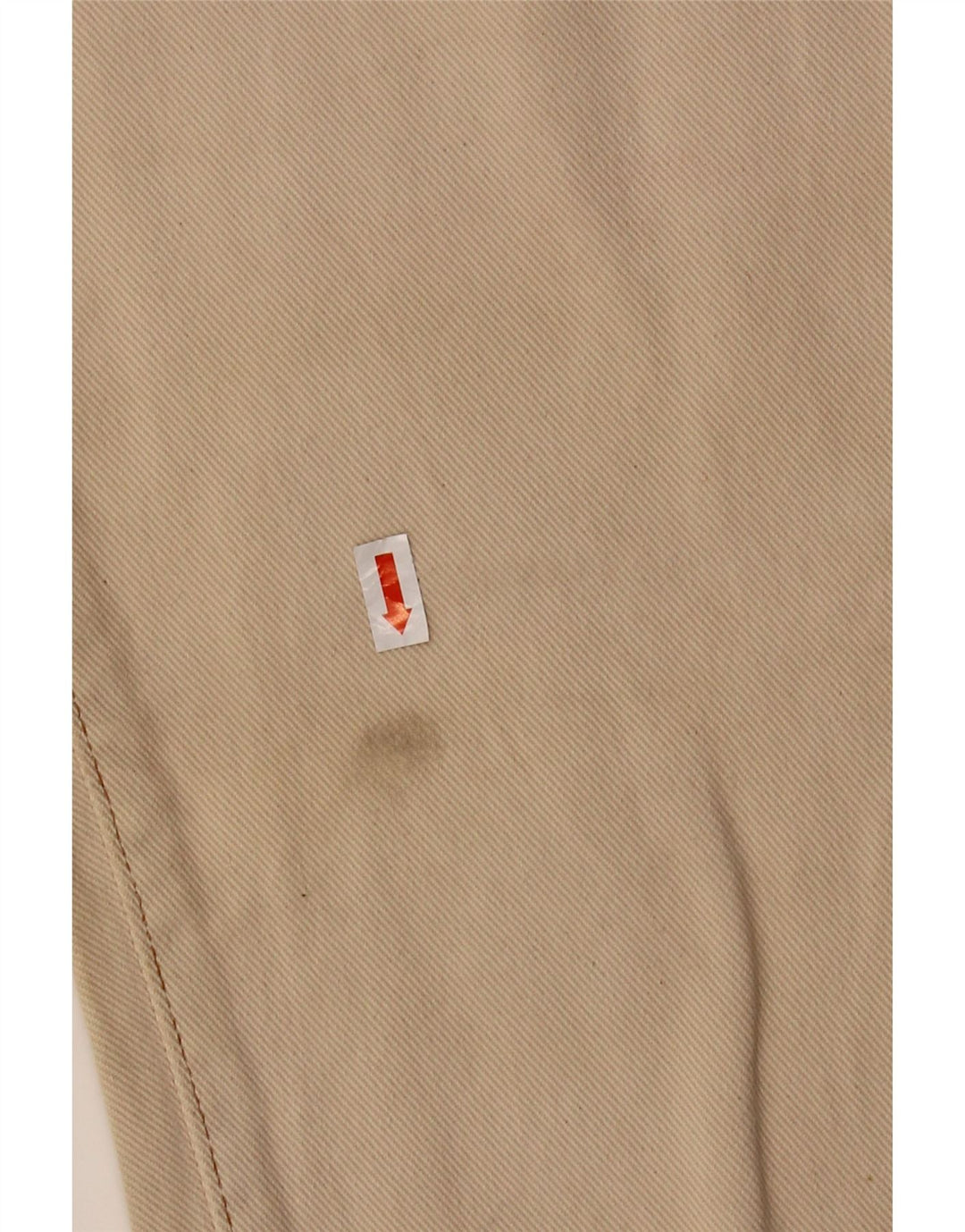 Calça feminina casual cônica GUESS W26 L28 algodão bege
