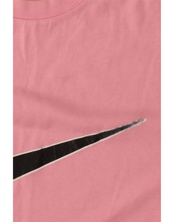Camiseta Nike masculina gráfica Top médio algodão rosa
