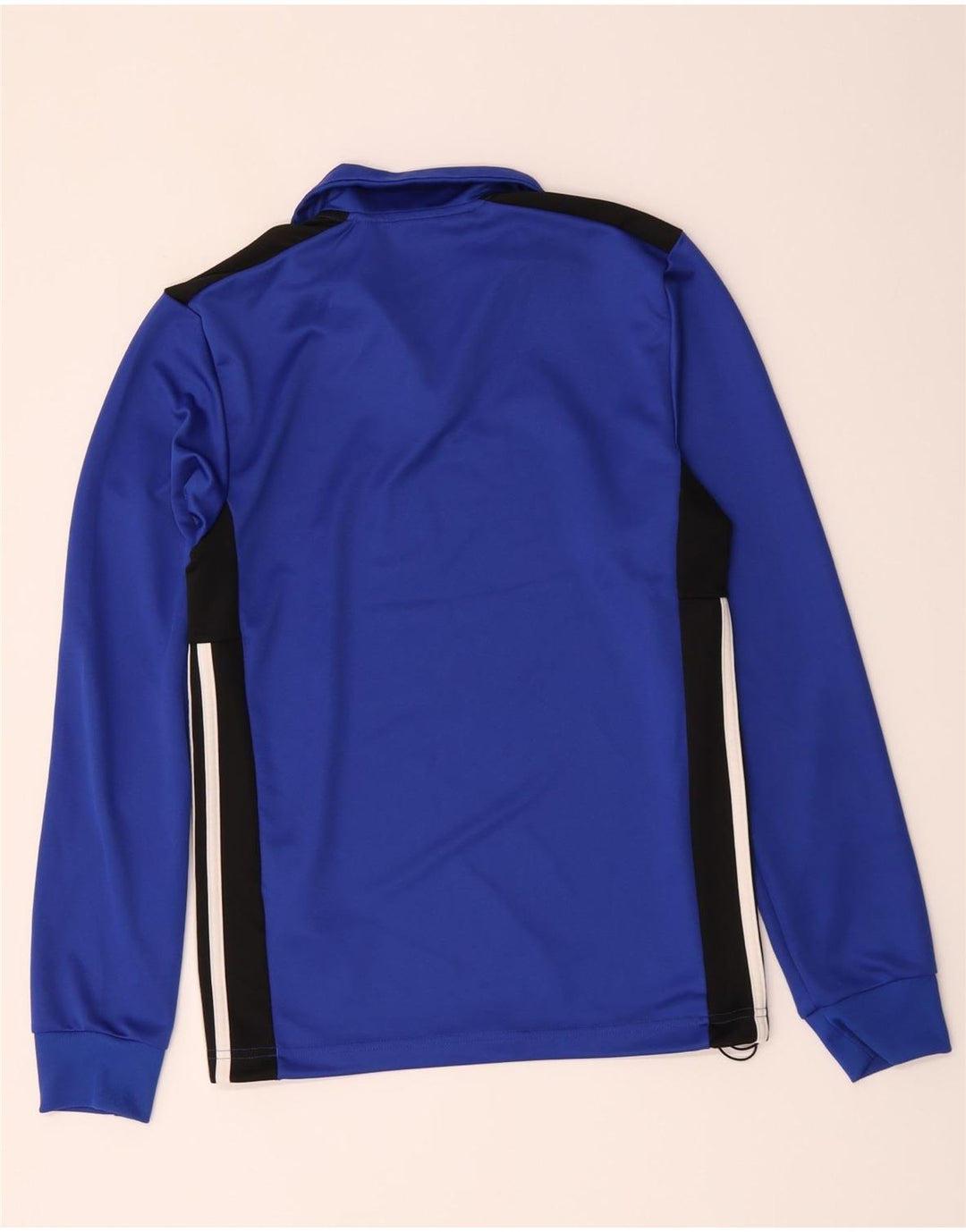Adidas Mens Climalite Zip Neck Pullover Treino Top XS Azul Colourblock