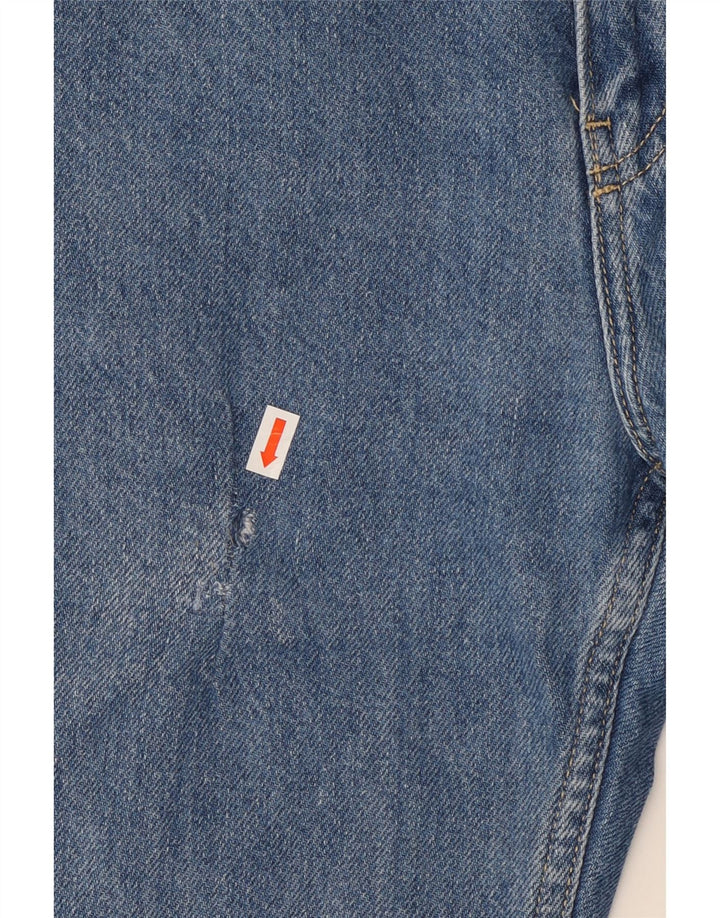 Calça jeans reta feminina CALVIN KLEIN W26 L27 azul