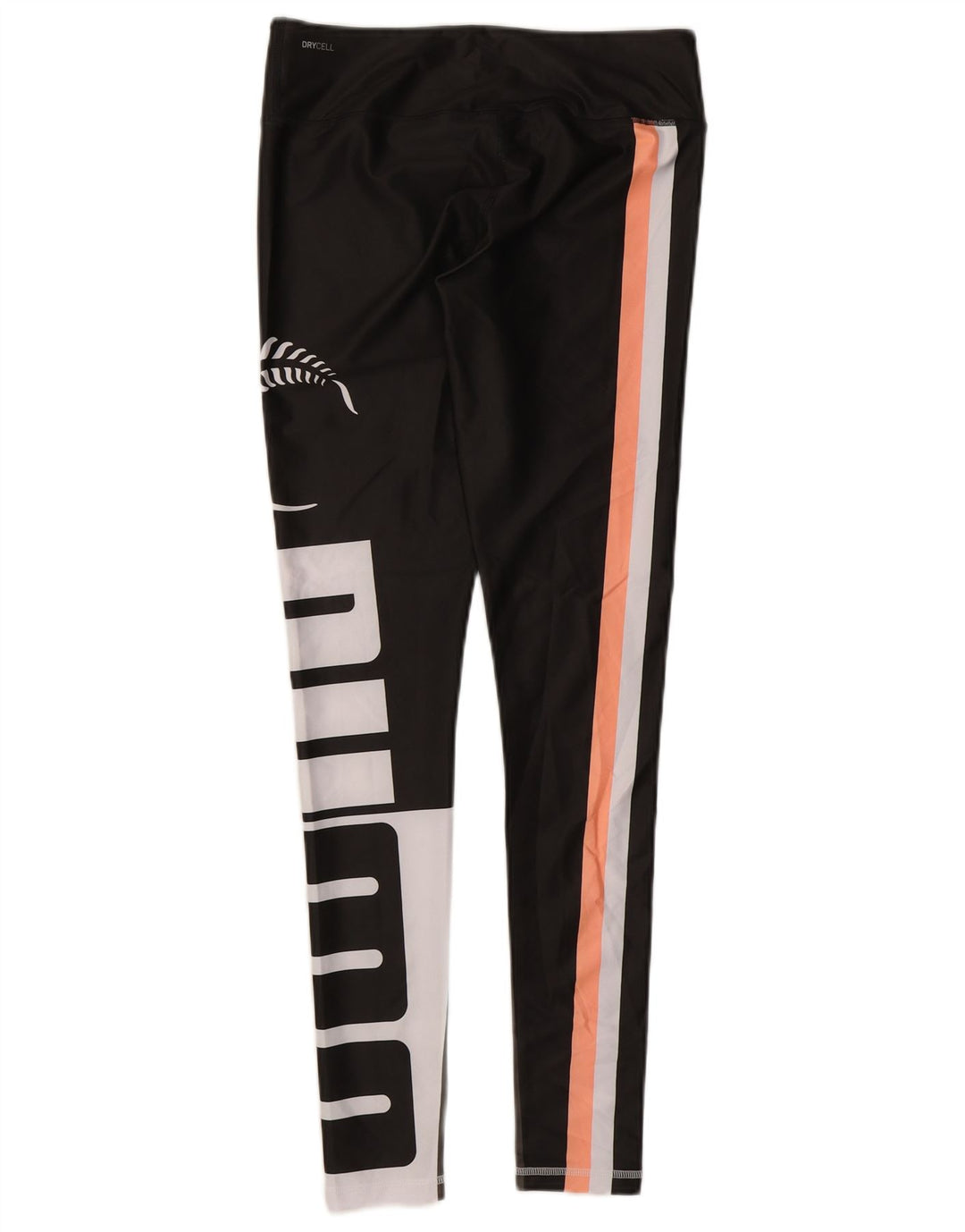 Leggings femininos PUMA Graphic UK 12 médio preto colorblock poliéster