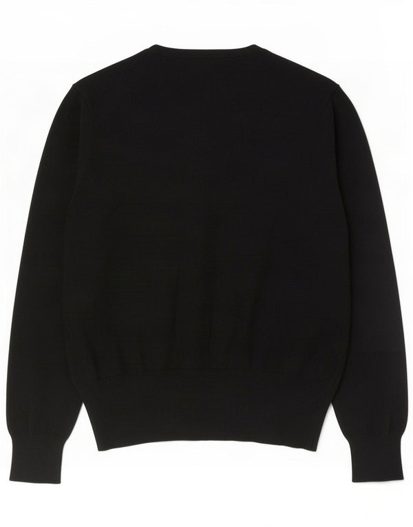 Suéter cardigã feminino Marks & Spencer UK 14 grande viscose preta