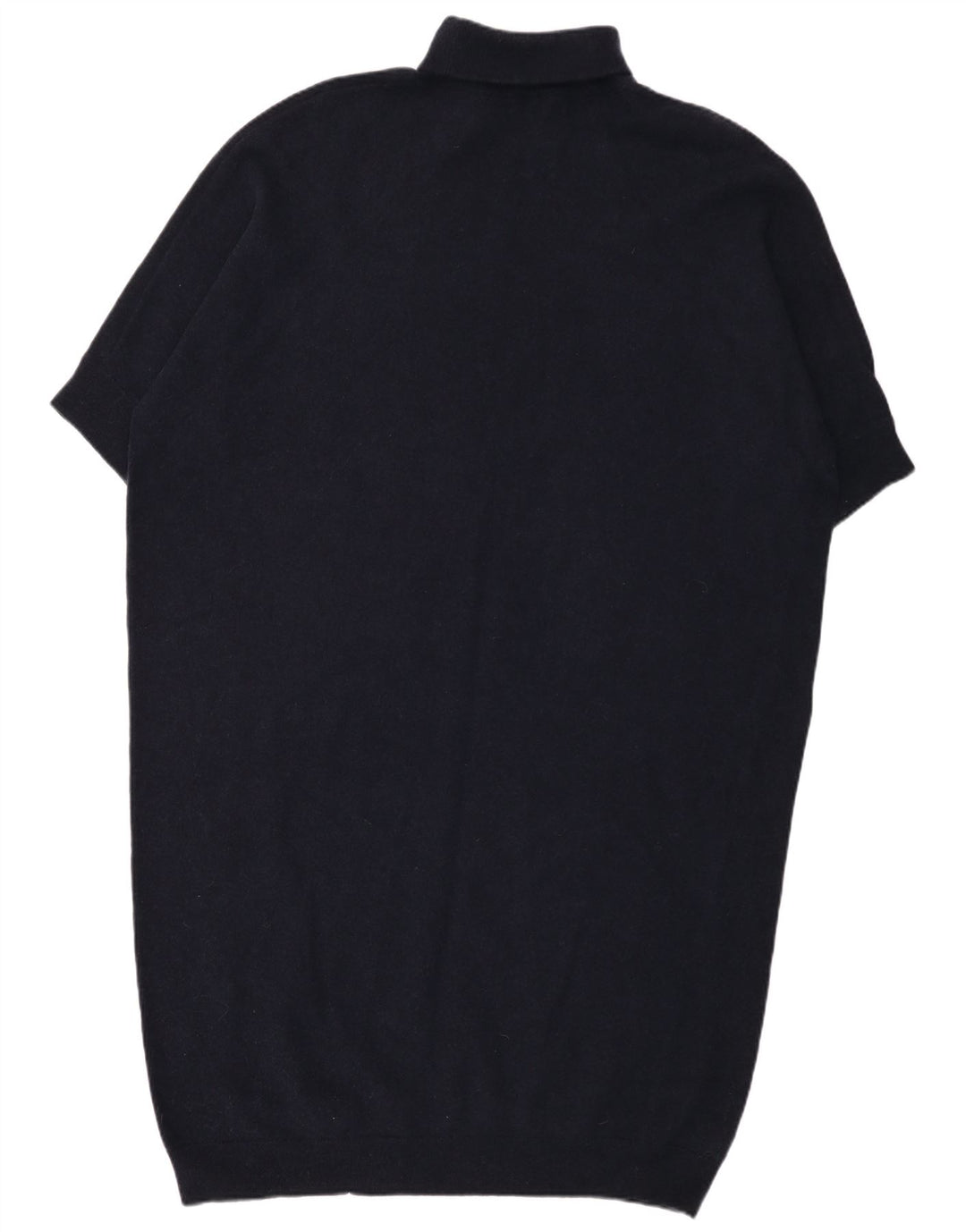 Cos vestido feminino com gola redonda e grande tamanho Reino Unido 16 grande lã azul marinho