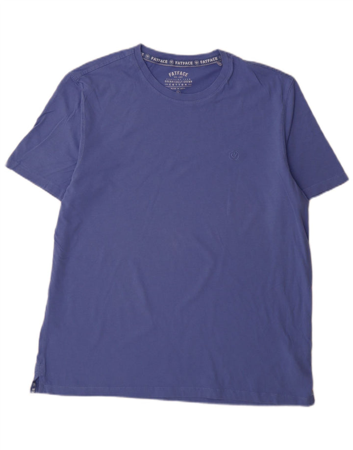 Camiseta masculina Fat Face Top XL algodão azul