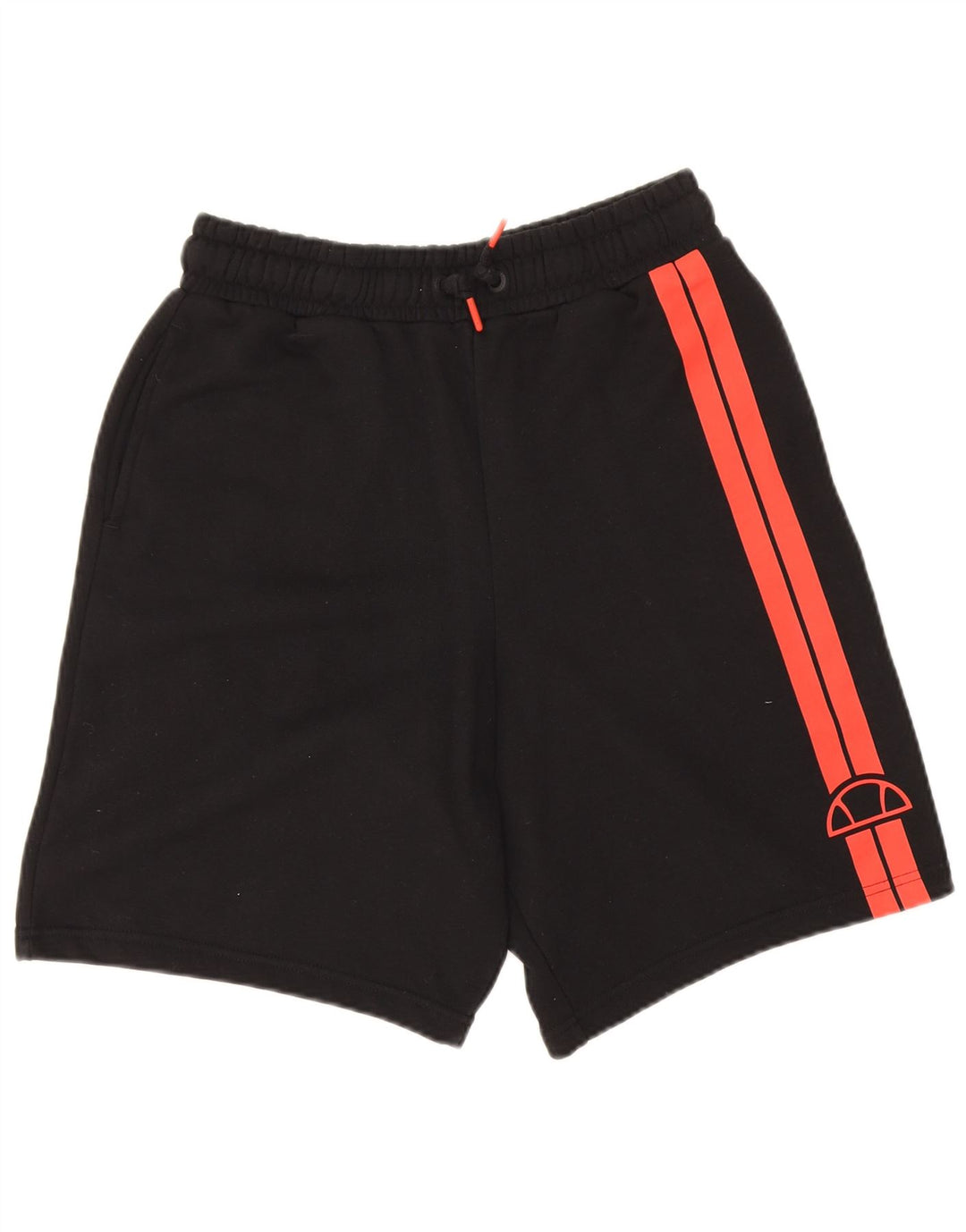 Shorts esportivos masculinos Ellesse pequeno algodão listrado preto