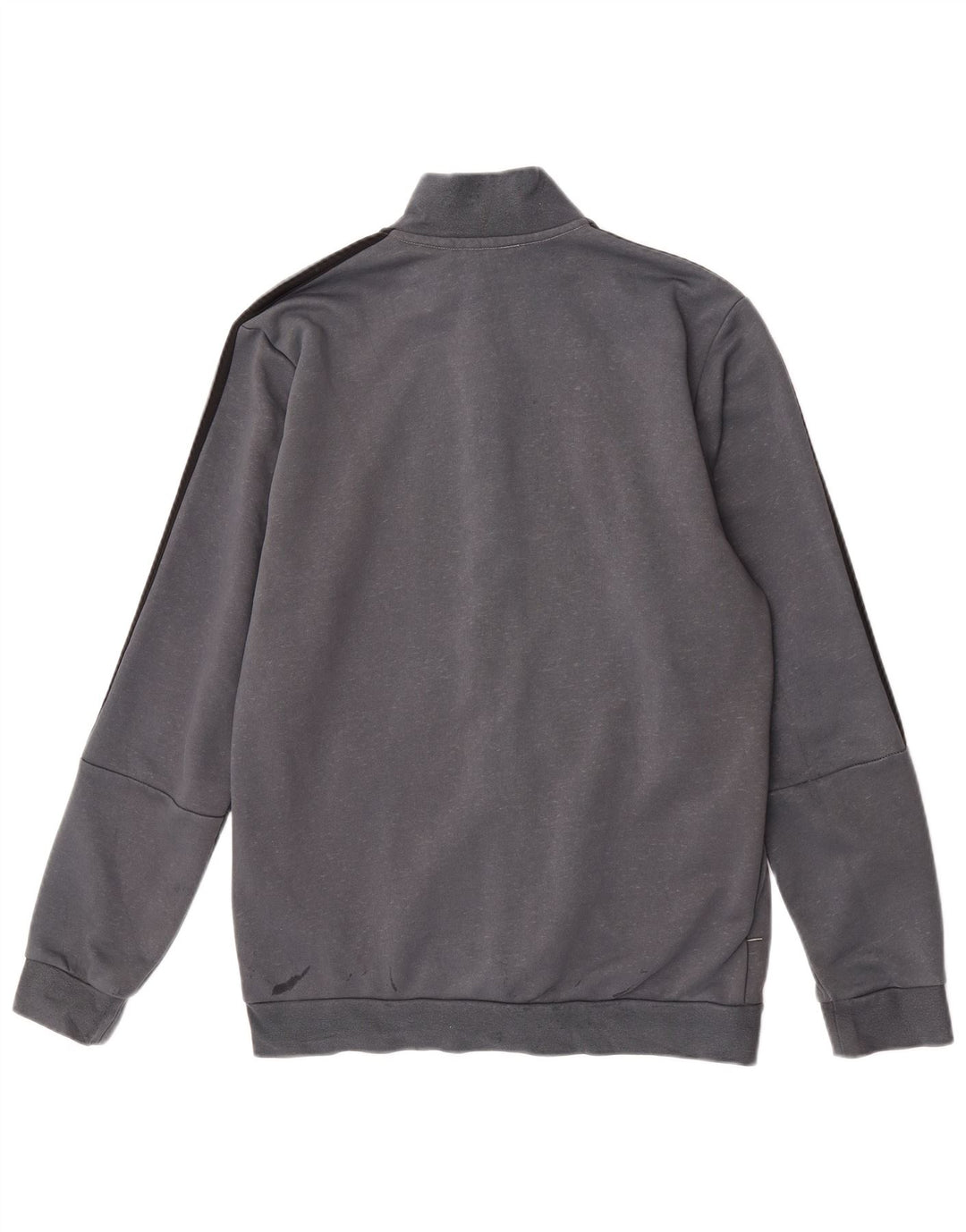 Adidas Mens Tracksuit Top Jacket UK 40/42 Médio Cinza Algodão