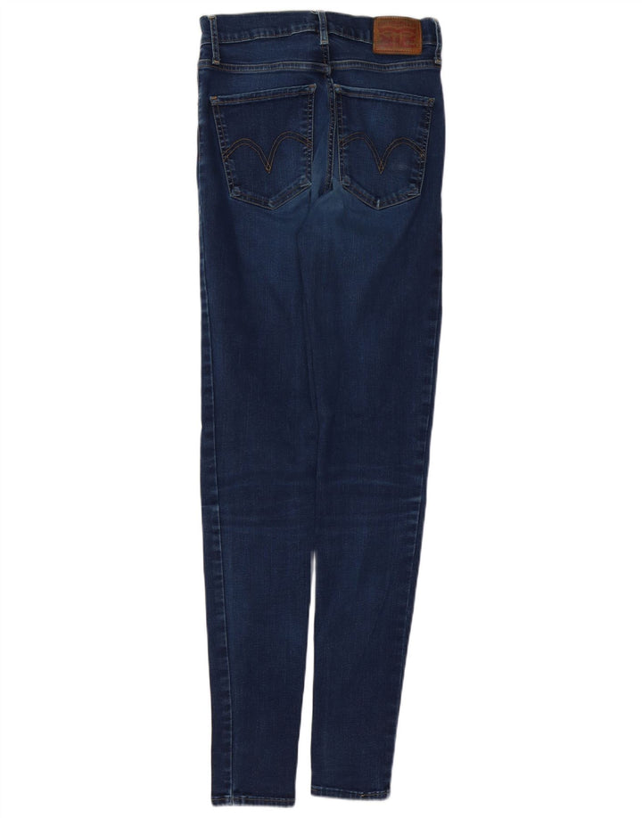 Calça jeans feminina LEVI'S Mile High Super Skinny W27 L32 azul marinho algodão