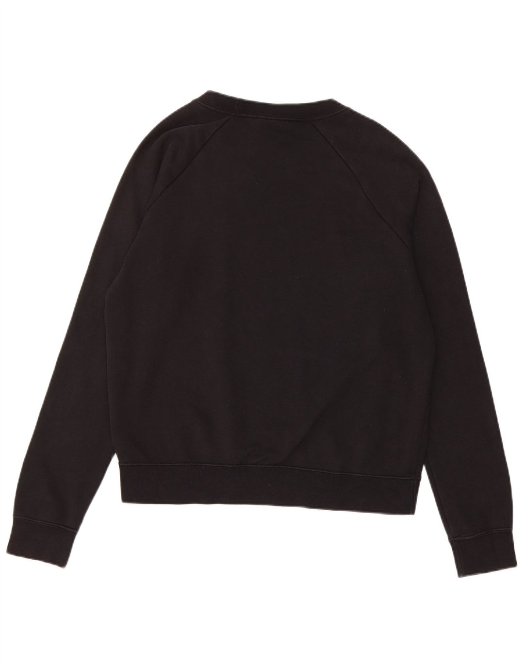 Moletom feminino Nike gráfico oversized Jumper UK 12 pequeno algodão preto