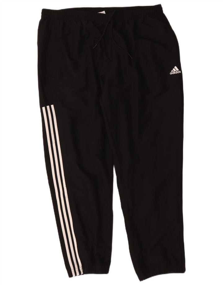 Calça de treino masculina Adidas 2XL poliéster colorblock preto