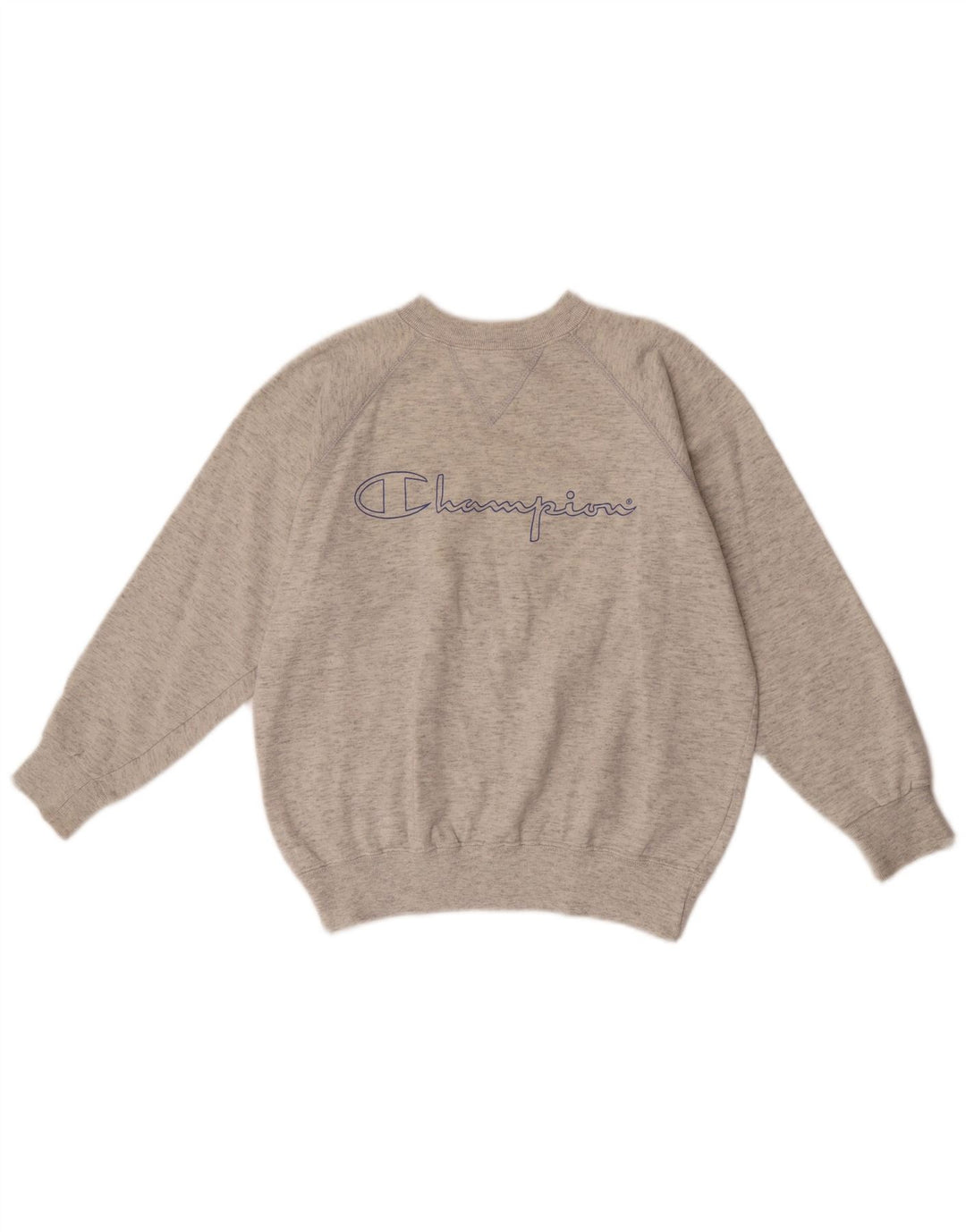 Jumper de moletom gráfico oversized feminino Champion 9-10 anos cinza médio