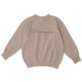 Jumper de moletom gráfico oversized feminino Champion 9-10 anos cinza médio