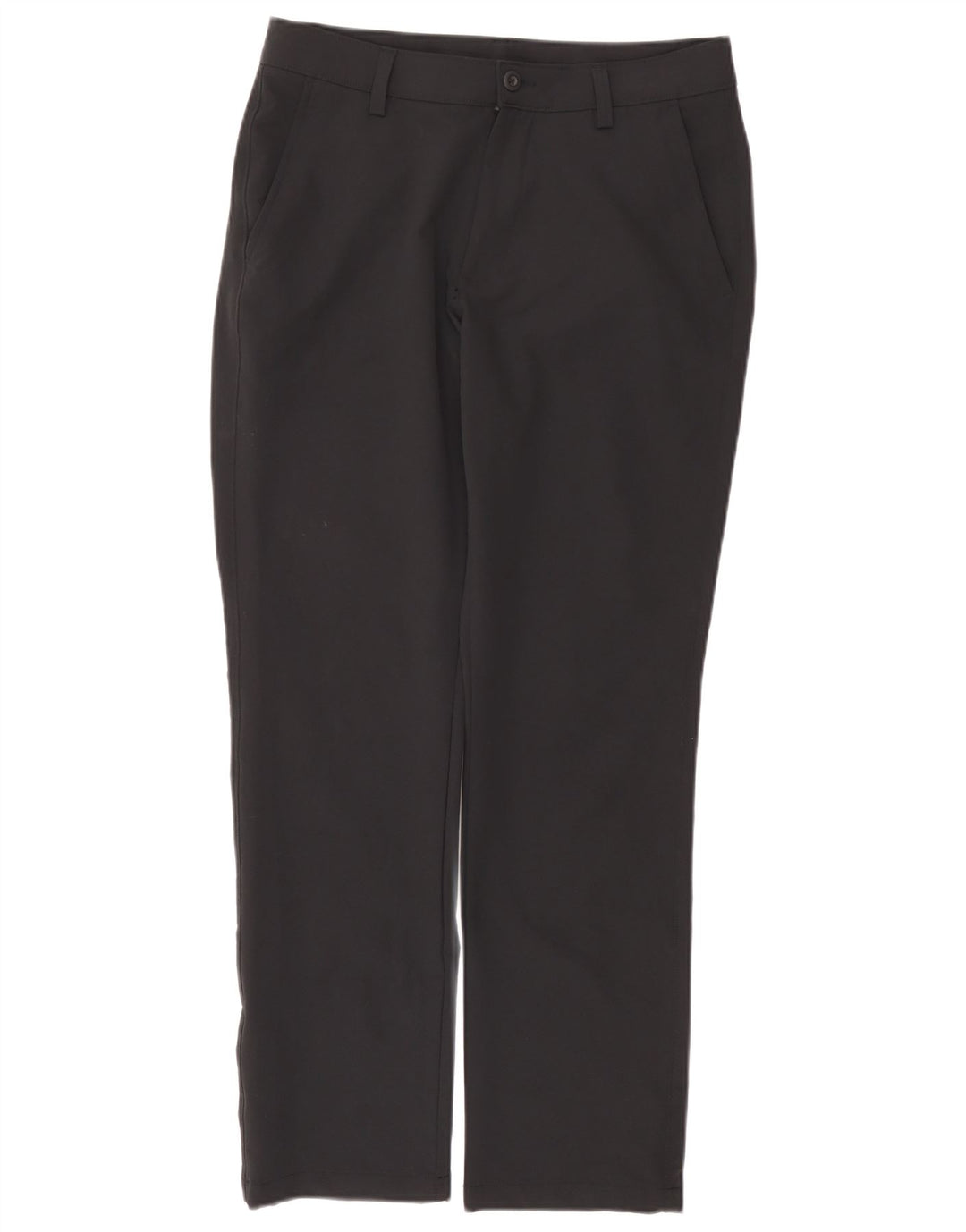 Calça chino reta feminina Under Armour W32 L30 azul marinho