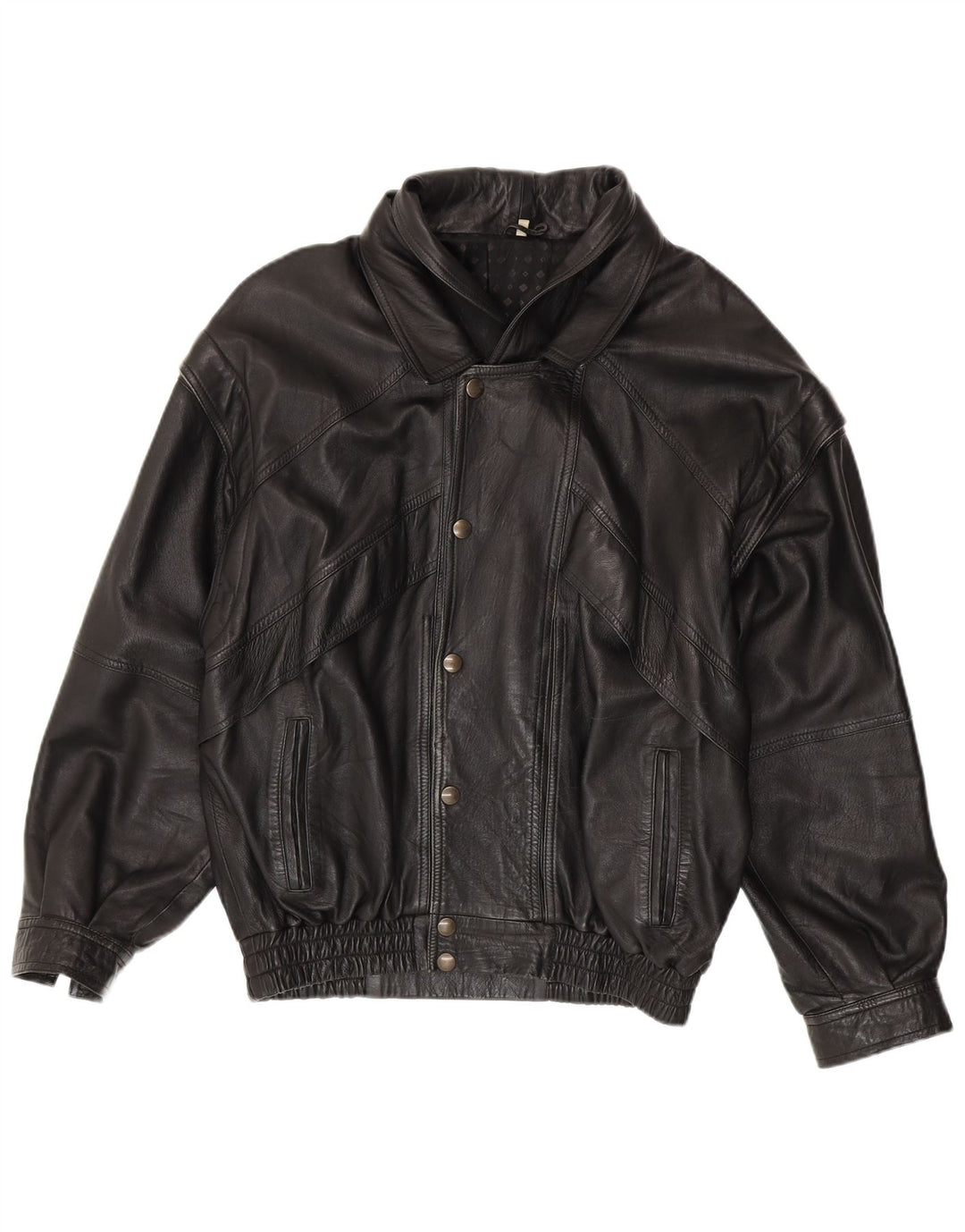 Jaqueta de couro masculina SAMANTA IT 52 XL preta