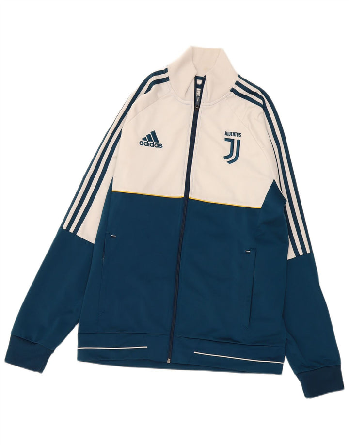 Adidas Mens Juventus Tracksuit Top Jacket Médio Azul Marinho Colorblock