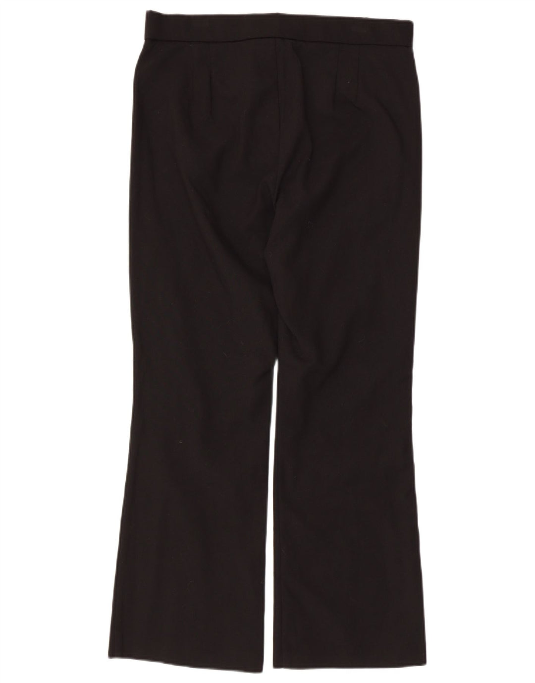 Zara Calça feminina regular reta casual grande W32 L26 preta
