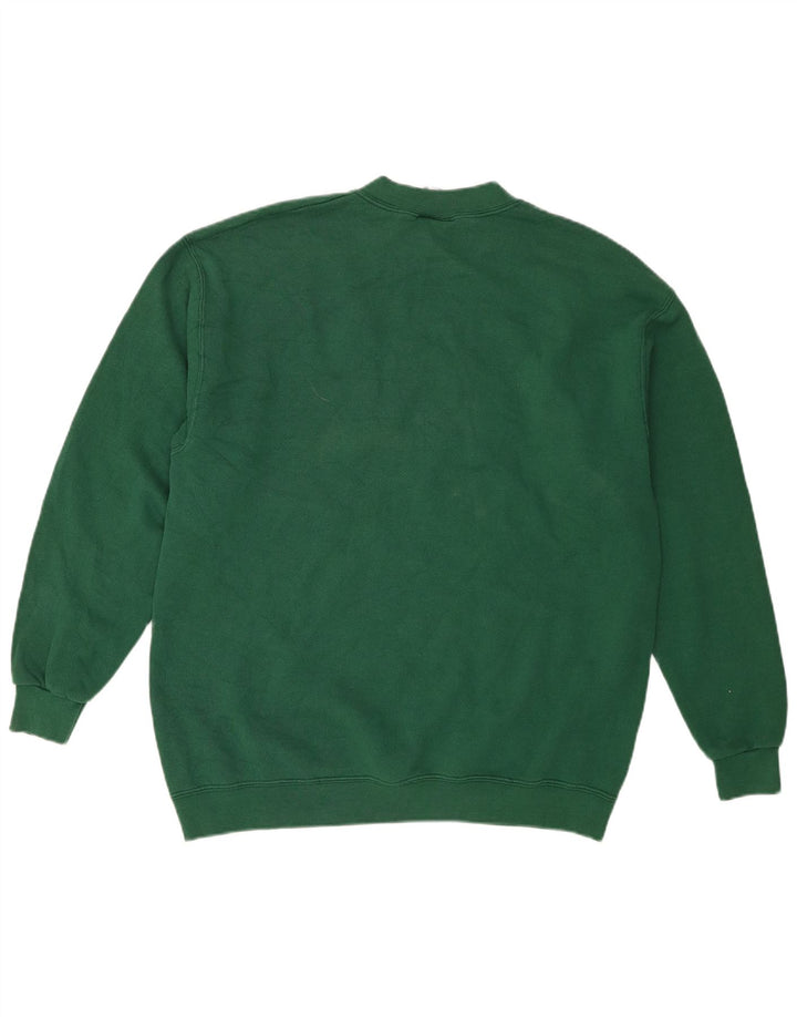 Lee moletom masculino gráfico jumper grande algodão verde