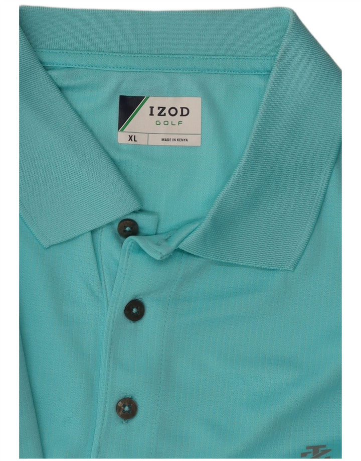 Camisa polo masculina de golfe IZOD XL turquesa